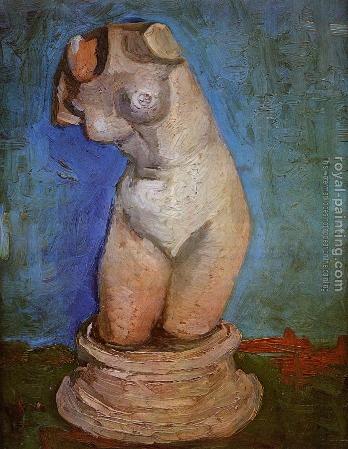 Vincent Van Gogh : Plaster Statuette of a Female Torso V